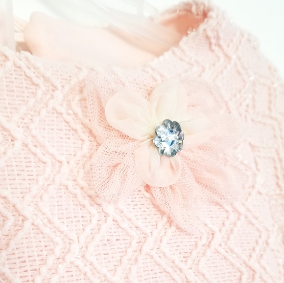 Nannette Baby Peach Tutu Dress and Legging Outfit 2-piece Set Size 24 Months - Picture 3 of 11